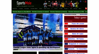 sportsmole.co.uk - sports mole - football, formula 1, cricket, boxing, football transfer news, rumours and gossip, plus tennis, rugby and more