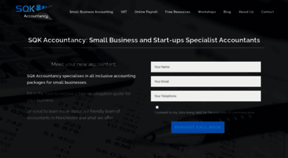 sqkaccountancy.co.uk - small business and start-ups accountant  sqk accountancy manchester