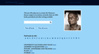 srichinmoylibrary.com - welcome to sri chinmoy library