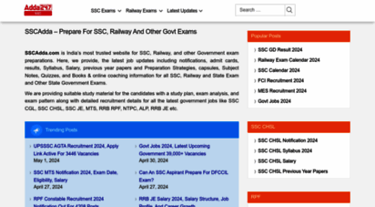 sscadda.com - best ssc exam and rrb ntpc exams preparation website in india