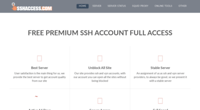 sshaccess.com - free fast premium ssh account full access - sshaccess.com
