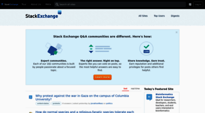 stackexchange.com - hot questions - stack exchange