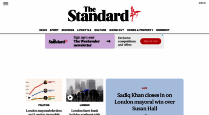 standard.co.uk - london news  london evening standard - london´s newspaper