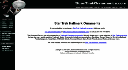 startrekornaments.com