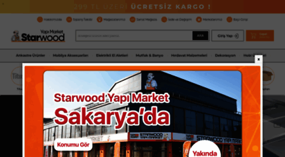 starwoodyapimarket.com - starwood yapı market - online alışveriş