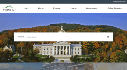 state.vt.us - state of vermont redirect
