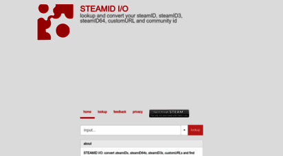steamid.io - home - steamid i/o