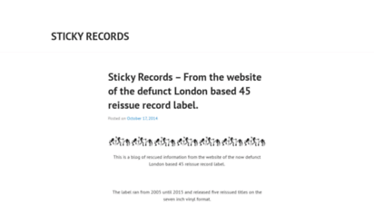 stickyrecords.org