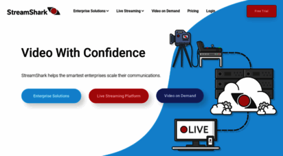 streamshark.io - live streaming by streamshark - video cdn - online video platform