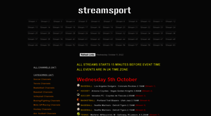 streamsport.eu - streamsports - live sports streaming for free - stream sports