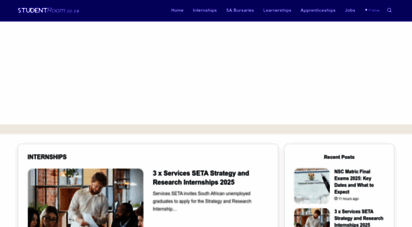 studentroom.co.za - studentroom.co.za - internships and bursaries in sa 2018, 2019