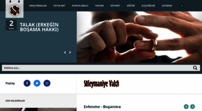 suleymaniyevakfi.org - süleymaniye vakfı - süleymaniye vakfı
