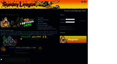sundayleague2.com - free football management game « online football manager game