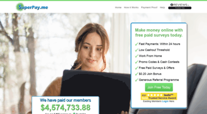 superpay.me - superpay.me - make money online with free paid surveys