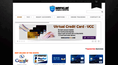 supervcc.net - paypal vcc  vcc for paypal  ebay vcc  reloadable vcc  virtual credit card