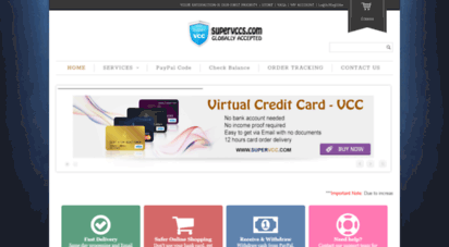 supervccs.com - paypal vcc  vcc for paypal  ebay vcc  reloadable vcc  virtual credit card
