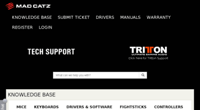 support.madcatz.com