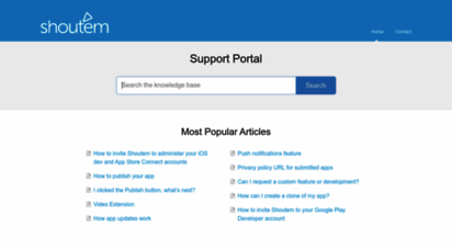 support.shoutem.com