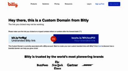 supr.cl - custom domain by bitly