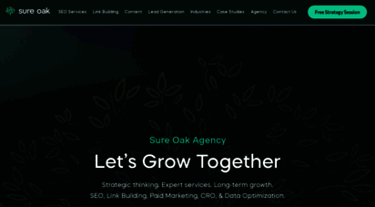 sureoak.com - seo strategy, consulting & link building services from sure oak