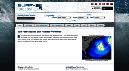 surf-forecast.com - surf forecast and surf reports worldwide  surf-forecast.com