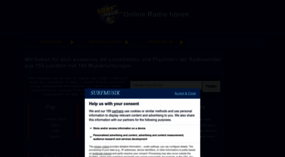surfmusik.de - radio internetradio und webradio online hoeren  radio nach genre