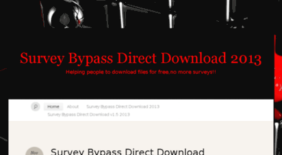 surveybypass2013.wordpress.com