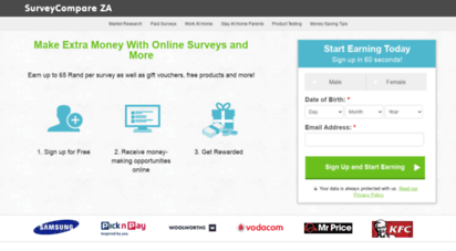 surveycompare.co.za - earn money online with paid survey experts