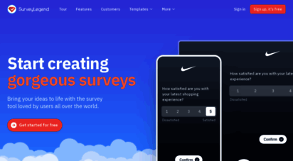 surveylegend.com - surveylegend ®  best mobile-ready free online survey app