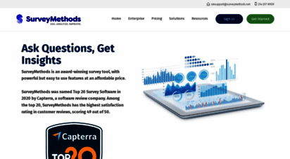 surveymethods.com - surveymethods  online survey software  data anlysis
