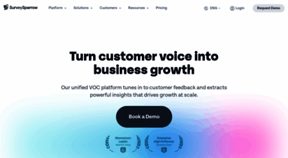 surveysparrow.com - omnichannel experience management platform - surveysparrow