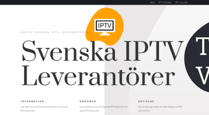 svenska-iptv-leverantorer.com - svenska iptv leverantörer  bästa iptv leverantören › smart iptv leverantör › omdömen
