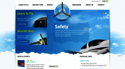 sydneyaviators.com.au - flight training - flying school - sydney aviators
