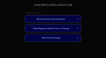 syncomtechnologies.com