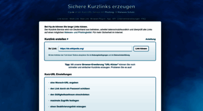 t1p.de - kurz urls mit no referer funktion & malware schutz  t1p.de