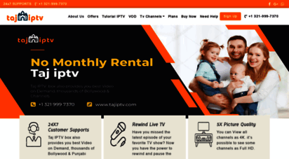 tajiptv.com - best hindi tv channel service provider in canada & usa - taj iptv