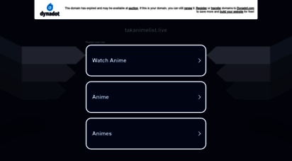 takanimelist.live - - anime direct download