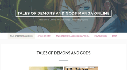 taleofdemonsandgods.com - tales of demons and gods manga online