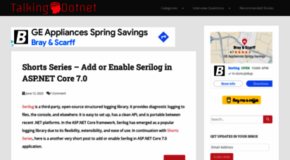 talkingdotnet.com - talking dotnet