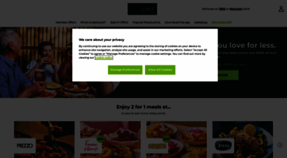 tastecard.co.uk - tastecard  50 off or 2 for 1 discount at restaurants  diners club