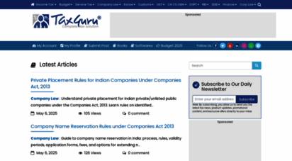 taxguru.in - complete tax solution: latest tax news india, tax notification