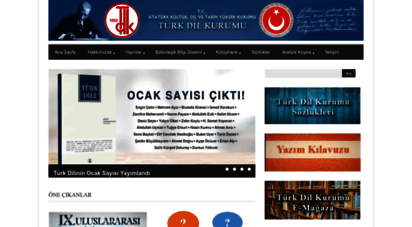 tdk.gov.tr - türk dil kurumu - dilimiz kimliğimizdir