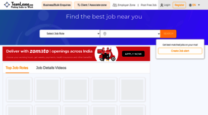 teamlease.com - best job portal for hiring entry level & blue collar workers/employees  teamlease.com