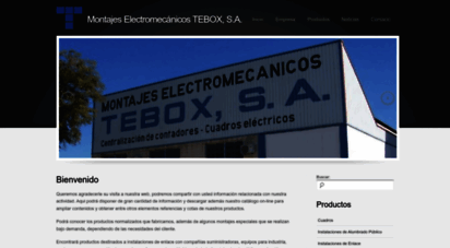 tebox.net - montajes electromecánicos tebox, s.a.