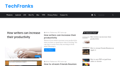 techfranks.com - techfranks - news,blog,technology,detailed guide,instructions,how to &amp reviews. very easy to learn what you want from media&039s.