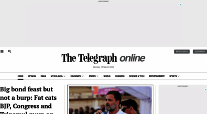 telegraphindia.com - telegraph india  latest news, top stories, opinion, news anlysis and comments
