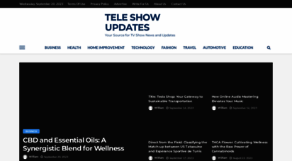 teleshowupdates.com - tele show updates  a multi-niche site