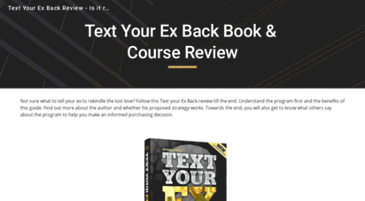 tenoakaustin.com - text your ex back review - is it really worth it?