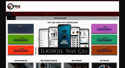 test-coz.com - online test çöz
