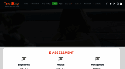 testbag.com - online mock tests for entrance & recruitment exams  testbag